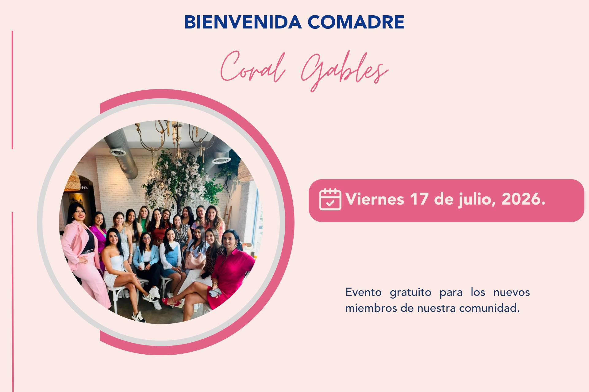 banner Bienvenida CORAL GABLES JULIO
